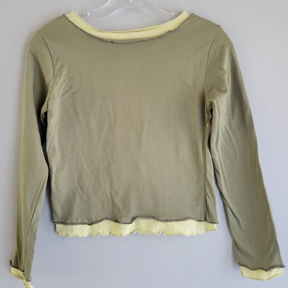 NWT Just A Girl Long Sleeve Top Size 10/12 - Picture 5 of 6